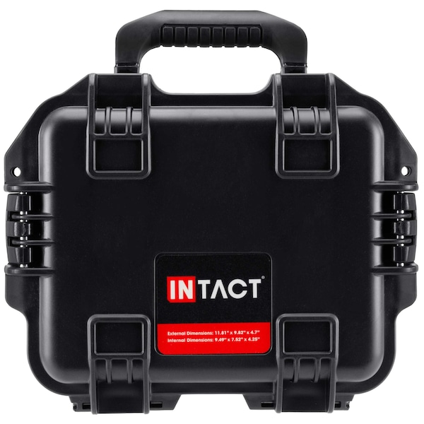 Eylar 11.8in Intact Premium Series Compact Hard Case Waterproof with Foam - NM00001