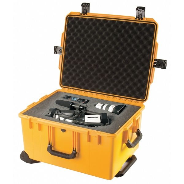Pelican Yellow Protective Case, 24.6" L x 19.7" W x 14.4" D - IM2750