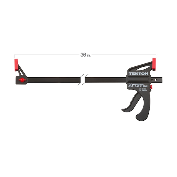 Tekton 30 Inch Ratchet Bar Clamp / 36 Inch Spreader Set, 2-Piece - CLP51530