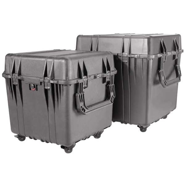 Pelican Black Protective Case, 22-1/2"L x 22.43"W x 21-1/4"D - 350