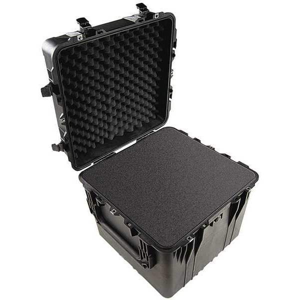 Pelican Black Protective Case, 22-1/2"L x 22.43"W x 21-1/4"D - 350