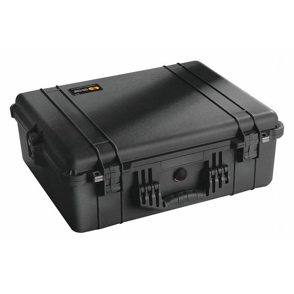 Pelican Black Protective Case, 24.39"L x 19.3"W x 8.79"D - 016000-0050-110
