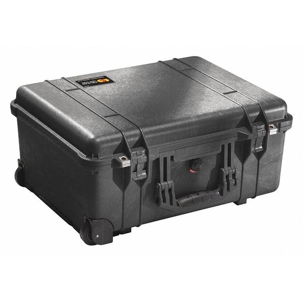 Pelican Black Protective Case, 22.07"L x 17.9"W x 10.42"D - 015600-0050-110