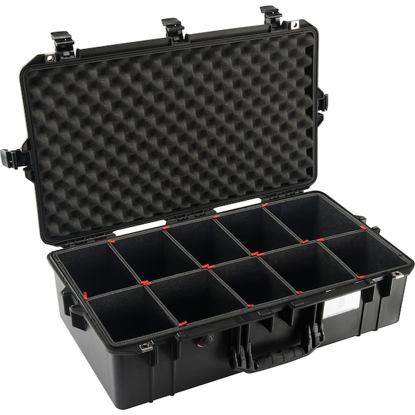 Pelican Black Protective Case, 28.8"L x 16.77"W x 9.12"D - 016050-0051-110