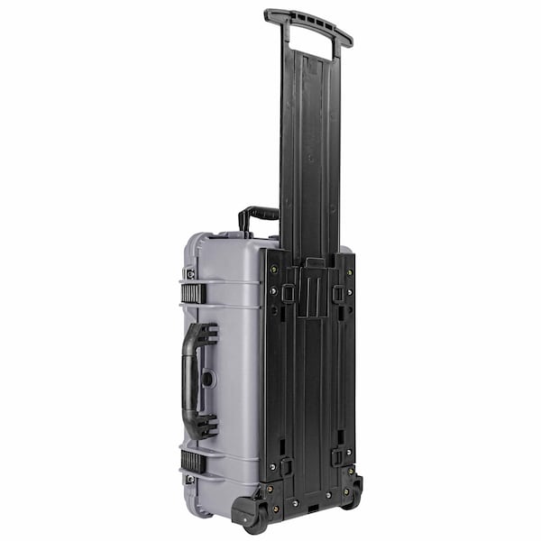 Eylar 22in Carry-On Travel Roller Gear Hard Case Waterproof w/ Foam Gray - SA00034-GRA