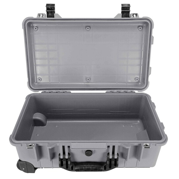 Eylar 22in Carry-On Travel Roller Gear Hard Case Waterproof w/ Foam Gray - SA00034-GRA
