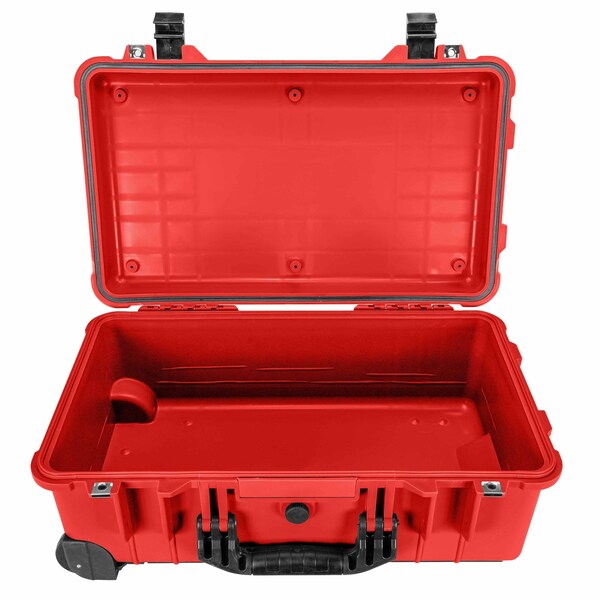 Eylar 22in Carry-On Travel Roller Gear Hard Case Waterproof w/ Foam Red - SA00034-RED