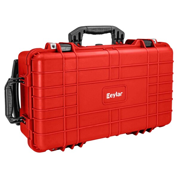 Eylar 22in Carry-On Travel Roller Gear Hard Case Waterproof w/ Foam Red - SA00034-RED