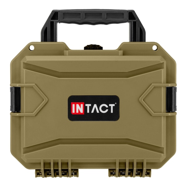 Eylar Intact 11.8in Stacker Series Compact Hard Gear Case with Foam Green - NG00010-GRN