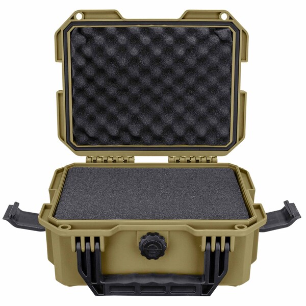 Eylar Intact 11.8in Stacker Series Compact Hard Gear Case with Foam Green - NG00010-GRN