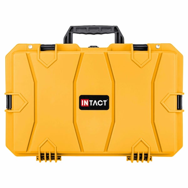 Eylar Intact 21.6in Stacker Series Standard Hard Gear Case with Foam Yellow - NG00012-YLW