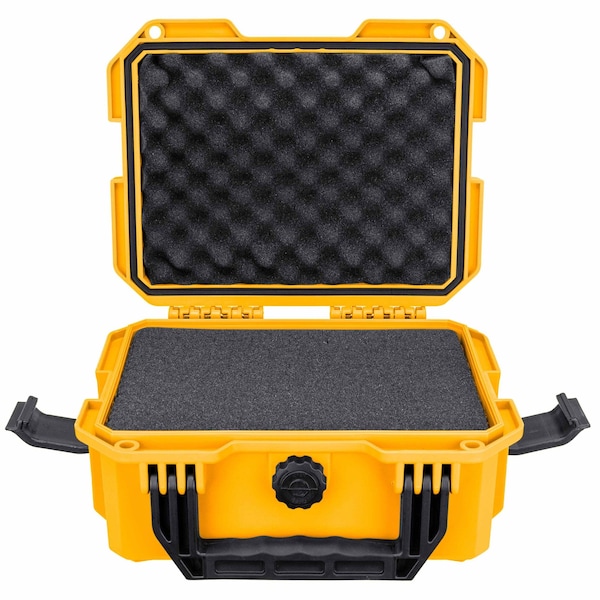Eylar Intact 11.8in Stacker Series Compact Hard Gear Case with Foam Yellow - NG00010-YLW