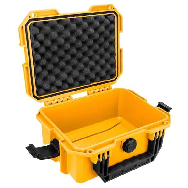 Eylar Intact 11.8in Stacker Series Compact Hard Gear Case with Foam Yellow - NG00010-YLW