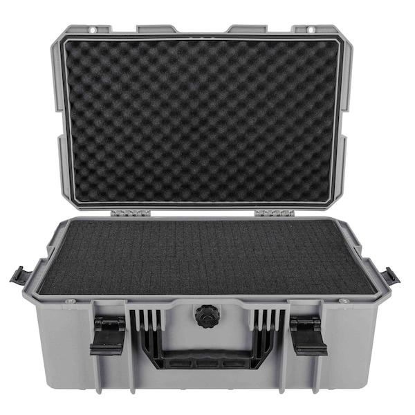 Eylar Intact 21.6in Stacker Series Standard Hard Gear Case with Foam Gray - NG00012-GRA
