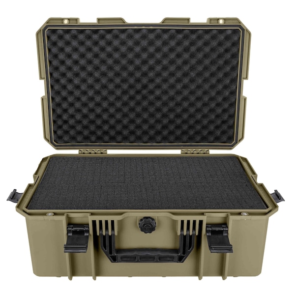 Eylar Intact 21.6in Stacker Series Standard Hard Gear Case with Foam Green - NG00012-GRN