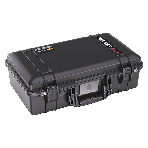 Pelican Black Protective Case, 21.96"L x 13.97"W x 7.5"D - 015250-0041-110