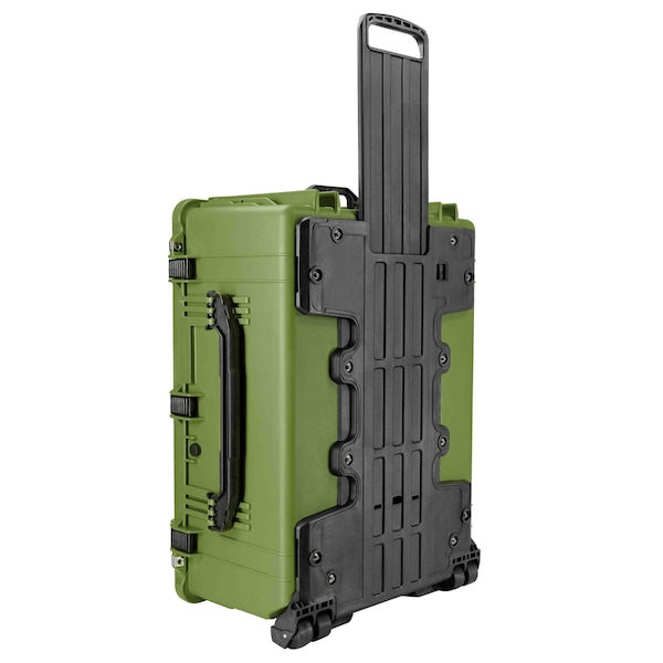 Eylar XXL 31.5in Protective Gear Roller Case Waterproof w/ Foam Green - SA00007-GRN