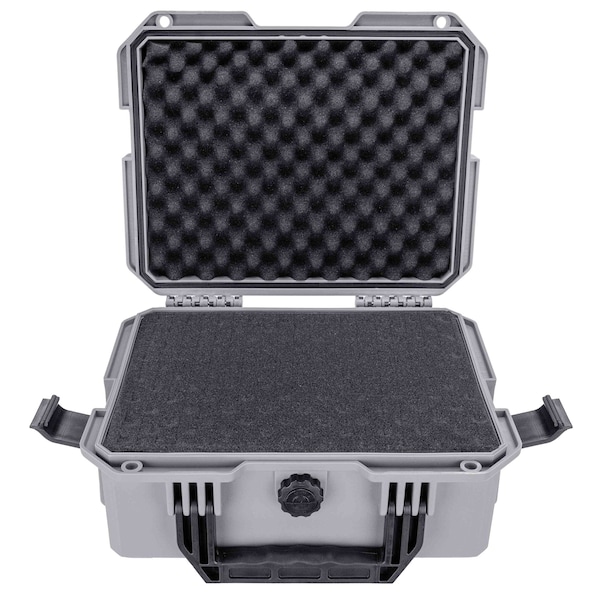 Eylar Intact 13.8in Stacker Series Compact Hard Gear Case with Foam Gray - NG00011-GRA