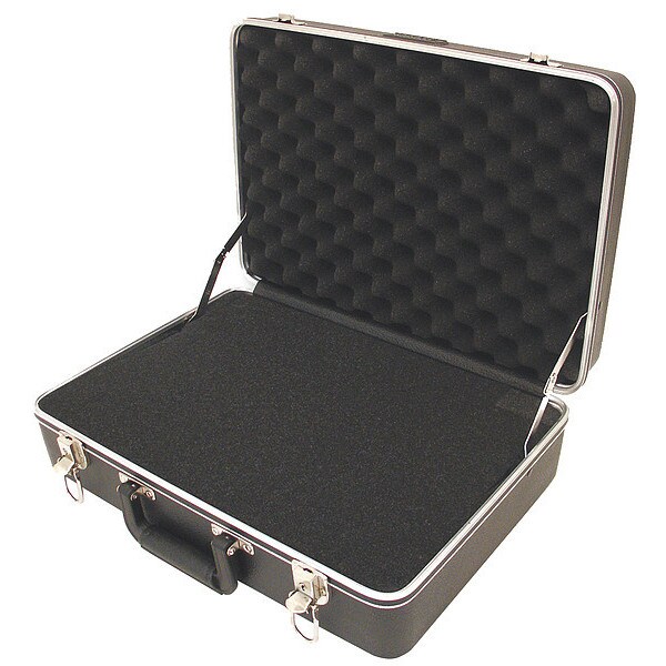 Platt Black Light-Duty ABS Case 17.25X12.5X5.5", 17-1/4"L x 12-1/2"W x 5-1/2"D - 1705