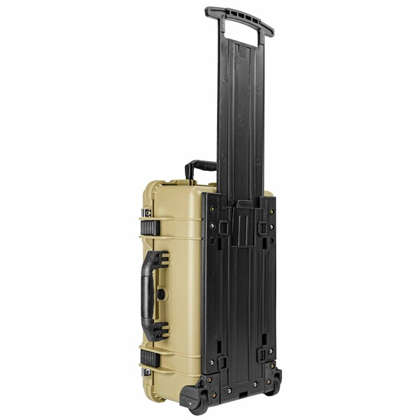 Eylar 22in Carry-On Travel Roller Gear Hard Case Waterproof w/ Foam Tan - SA00034-TAN