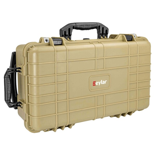 Eylar 22in Carry-On Travel Roller Gear Hard Case Waterproof w/ Foam Tan - SA00034-TAN