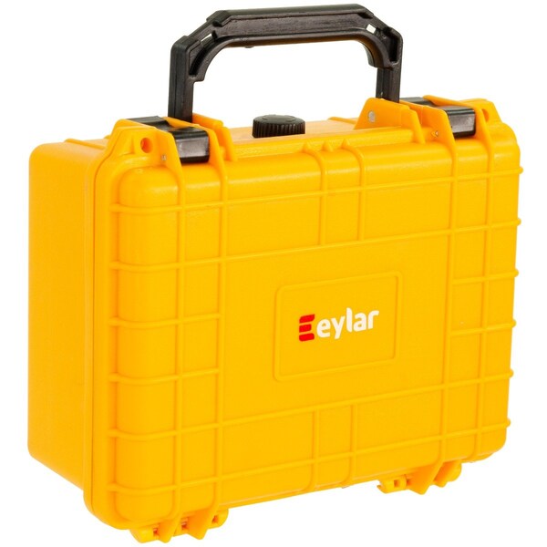 Eylar 9.12in Compact Gear Hard Case Waterproof with Foam Yellow - SA00042-YLW