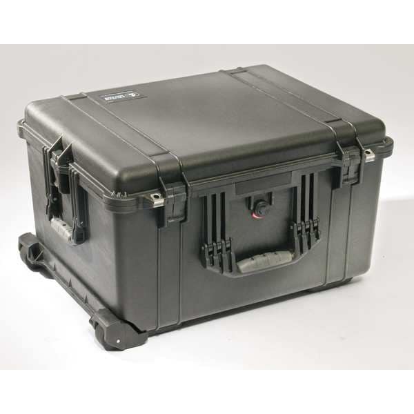 Pelican Black Protective Case, 24.7"L x 19.57"W x 13.9"D - 1620NF