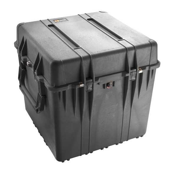 Pelican Black Protective Case, 26-1/2" L x 26-1/2" W x 25-1/4" D - 0370-001-110