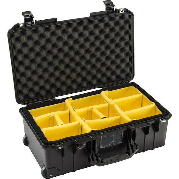 Pelican Black Protective Case, 24.76"L x 15.4"W x 8.2"D - 015350-0042-110