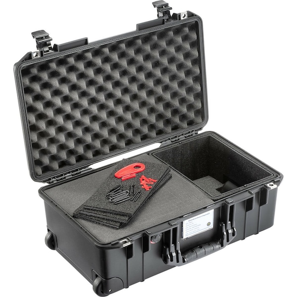 Pelican Black Protective Case, 24.76"L x 15.4"W x 8.2"D - 015350-0042-110