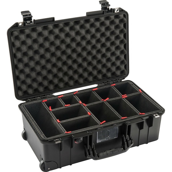 Pelican Black Protective Case, 24.76"L x 15.4"W x 8.2"D - 015350-0042-110