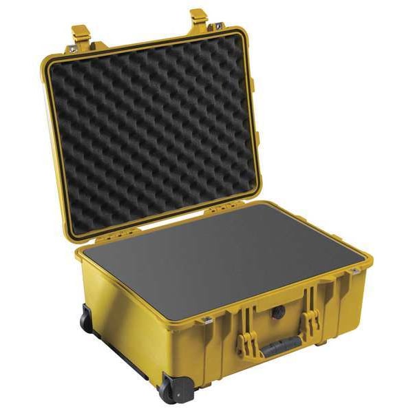 Pelican Yellow Protective Case, 22.07"L x 17.92"W x 10.42"D - 1560