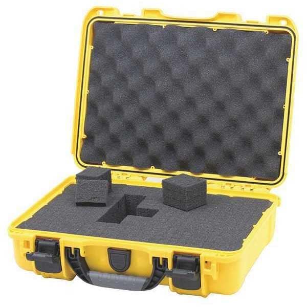 Nanuk Cases Yellow Protective Case, 14.3"L x 11.1"W x 4.7"D - 910-1004