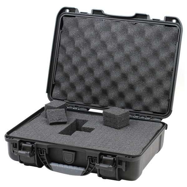 Nanuk Cases Black Protective Case, 14.3"L x 11.1"W x 4.7"D - 910S-010BK-0A0