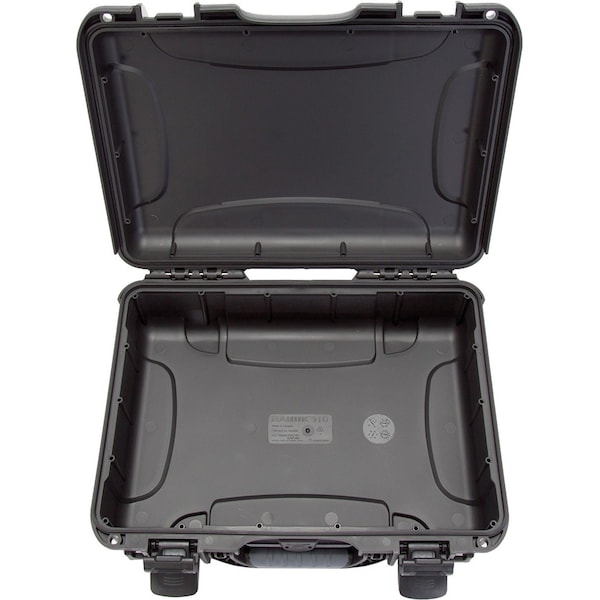 Nanuk Cases Black Protective Case, 14.3"L x 11.1"W x 4.7"D - 910S-010BK-0A0