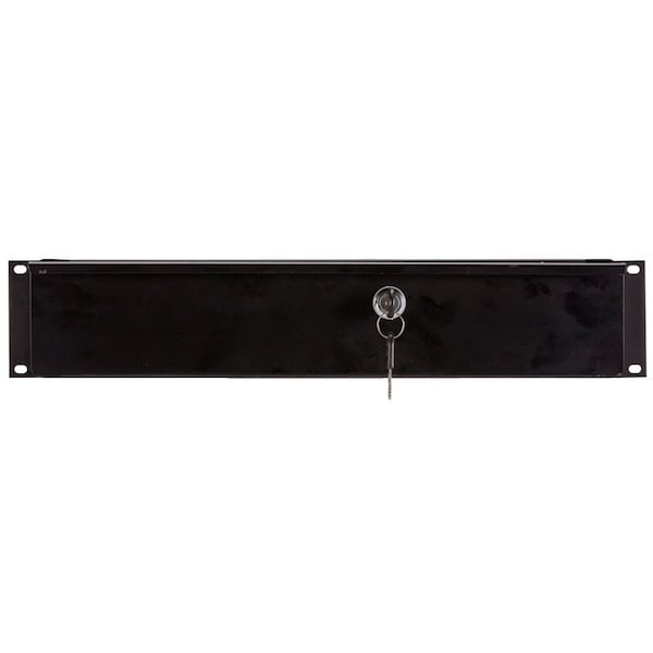 Deejay Led 2U-Space Metal Locking Rack Drawer for Standard DJ Size Equipment. - TBH2URDW