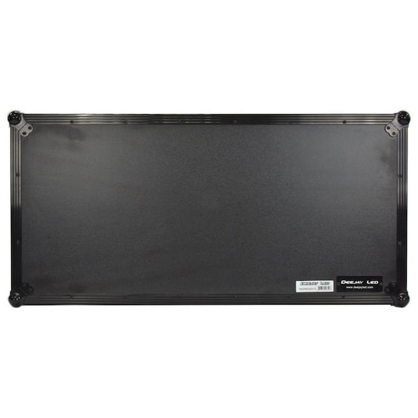 Deejay Led DJ Fly Drive Case for two Large Players CDJ2000 DJM900 w/Laptop Shelf w/Wheels - TBHDJM9HCDJKWLTB