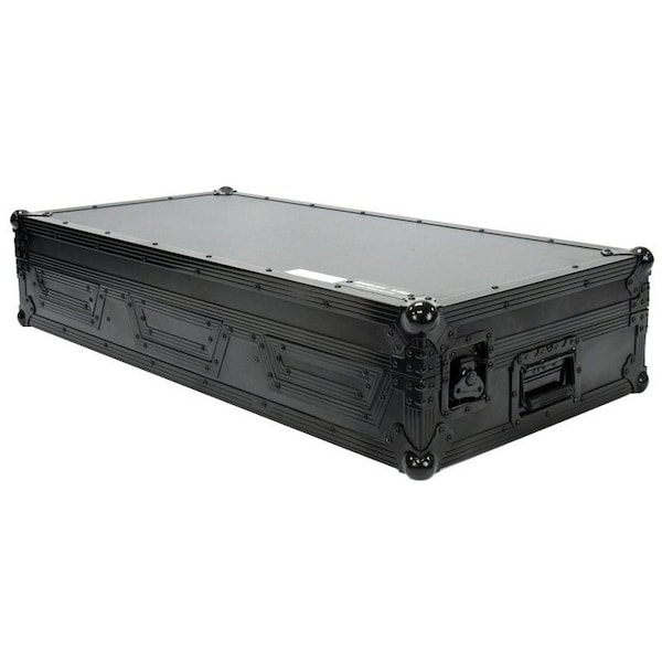 Deejay Led DJ Fly Drive Case for two Large Players CDJ2000 DJM900 w/Laptop Shelf w/Wheels - TBHDJM9HCDJKWLTB