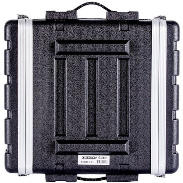 Deejay Led Fly Drive Case -2u Space ABS Molded for Tough Durable Interior and Exterior Case For 19-Inch Amplif - TBH2UABS