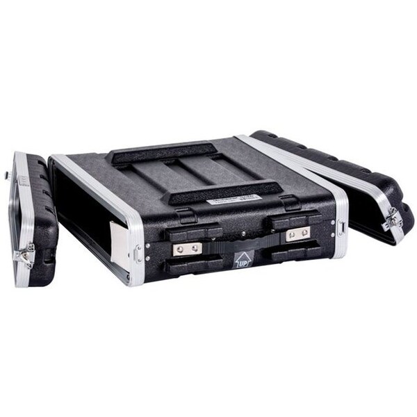 Deejay Led Fly Drive Case -2u Space ABS Molded for Tough Durable Interior and Exterior Case For 19-Inch Amplif - TBH2UABS