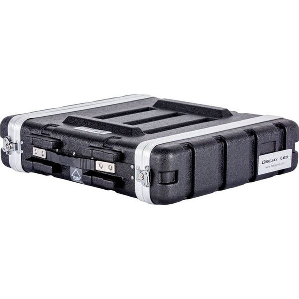 Deejay Led Fly Drive Case -2u Space ABS Molded for Tough Durable Interior and Exterior Case For 19-Inch Amplif - TBH2UABS