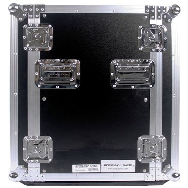 Deejay Led Fly or Drive DJ Equipment Rack with 14u-Space Height and Heavy Duty Castor Wheels - TBH14UADW