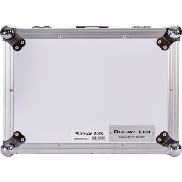 Deejay Led WHITE Fly Drive Case Engineered to Hold One Pioneer XDJ1000 DJ Multi-Player or Similarly Sized Equi - TBHXDJ1000WHITE