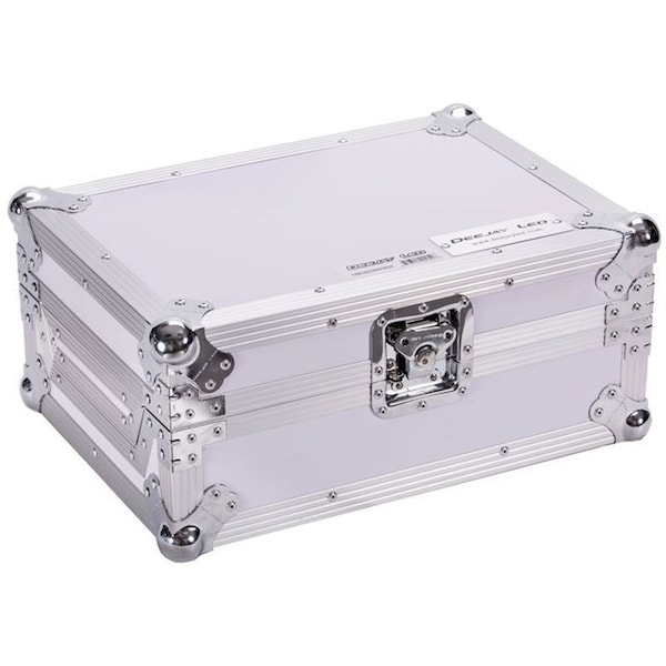 Deejay Led WHITE Fly Drive Case Engineered to Hold One Pioneer XDJ1000 DJ Multi-Player or Similarly Sized Equi - TBHXDJ1000WHITE