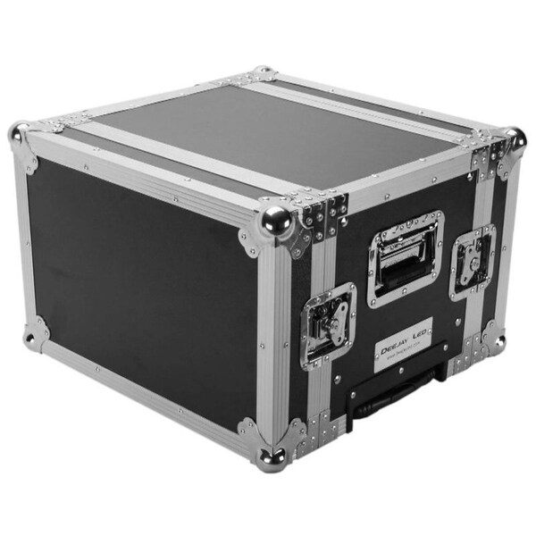 Deejay Led Fly Drive Case For 6U Space Standard Low Profile DJ 19-in Amplifier or Effects Units or Similarly S - TBH6UEDHW