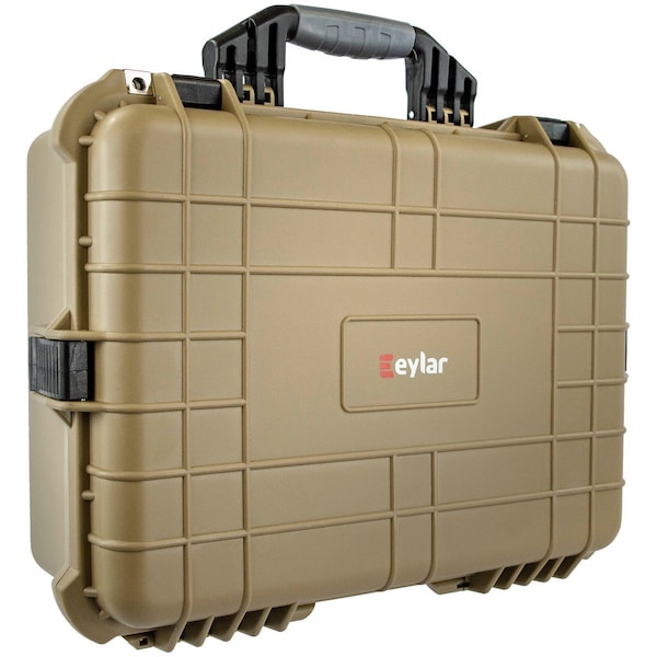 Eylar Medium 20in Gear Hard Case Waterproof w/ Foam Tan - SA00002-TAN