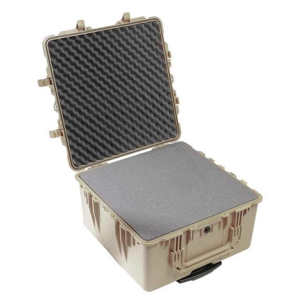 Pelican Desert Tan Protective Case, 27.2"L x 27-1/2"W x 16.3"D - 1640-000-190