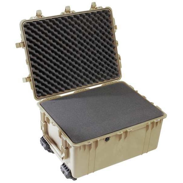 Pelican Desert Tan Protective Case, 31.28"L x 24.2"W x 17.48"D - 1630-000-190