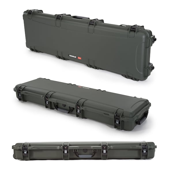 Nanuk Cases Olive Long Case, 55.1"L x 17.3"W x 6.6"D, Overall Length: 55.1" - 995-0006