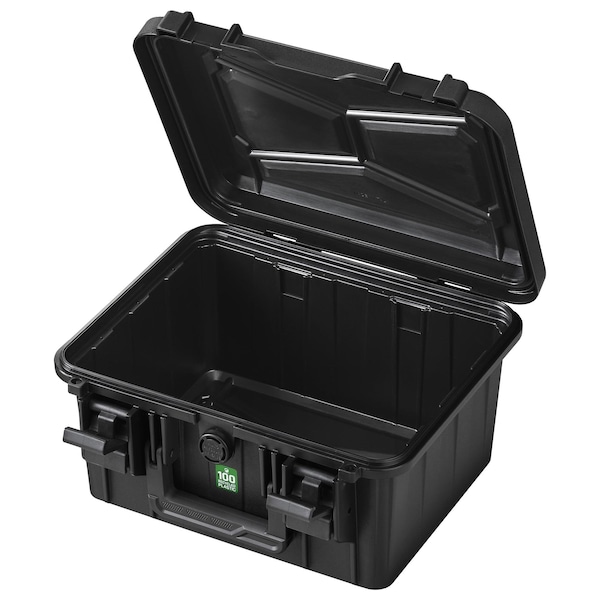 Multicomp Pro Storage Case, Plastic, 6.23in. H x 11.42in. W x 8.66in. D, Black - MP010990